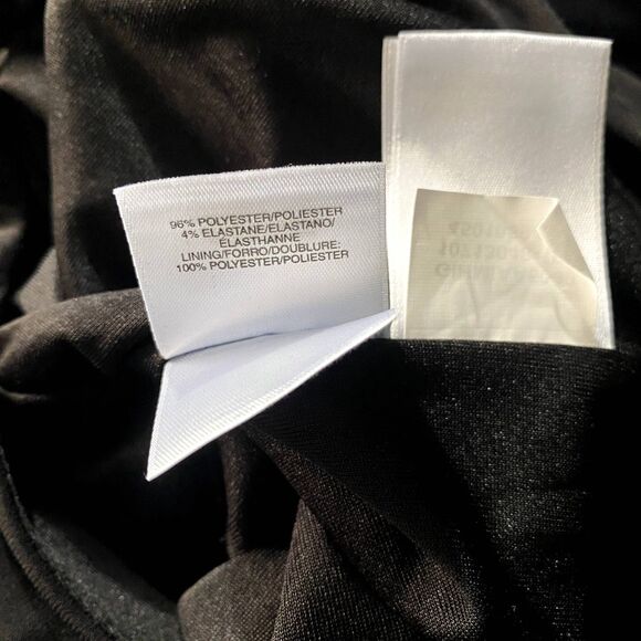 Jones Studio Twist Neck Little Black Dress Classic LBD Fit & Flare Size 4‎ - Picture 8 of 8